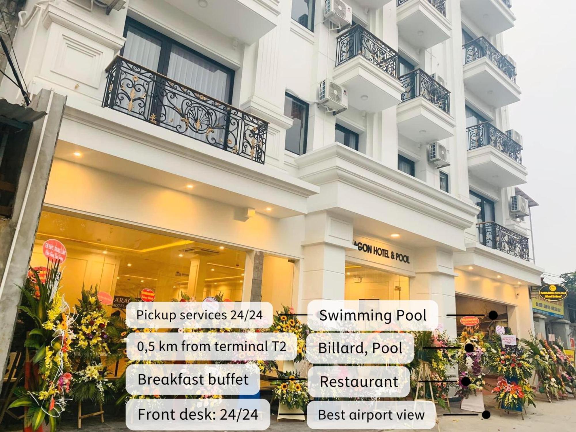 Paragon Noi Bai Hotel & Pool Hanoi Exterior photo